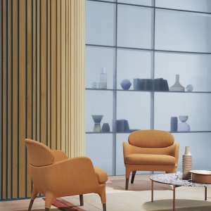 Ester 695 swivel chair on a four-star base with castors