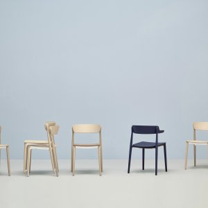 Nemea design chair by Pedrali in ash
