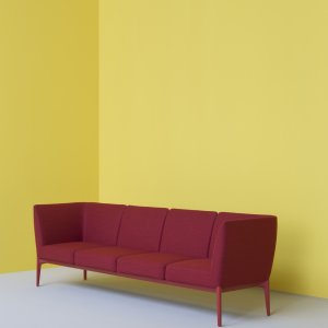 Social Plus four seater, 2850 mm wide, in a residential project