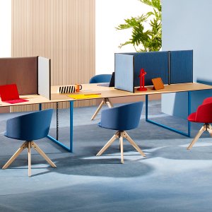 Toa by Pedrali, design Robin Rizzini, in a twelve-seat boardroom