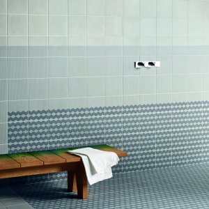 Tape by Mutina Mesh Brown pattern in glazed stoneware
