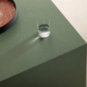 Primavera by Mutina porcelain surface with scattered ceramic chips