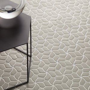 Botanica White Matt wax-finish mosaic by Tokujin Yoshioka