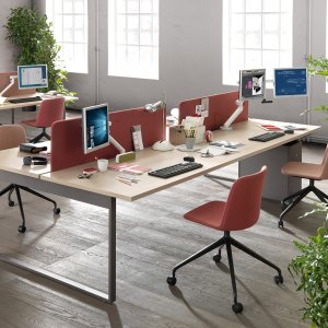 Orgatower storage unit beside a Pigreco workstation