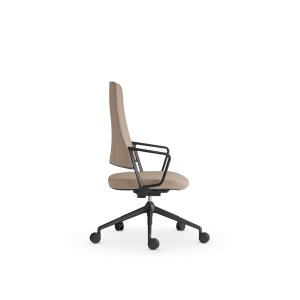 Die-cast aluminium armrests of the Aventador chair