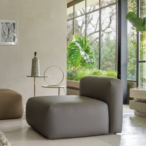 Three-module One Hundred composition in a reception area