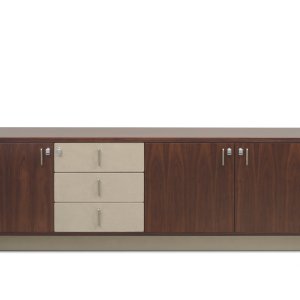 Executive office composition with Royal desk and storage