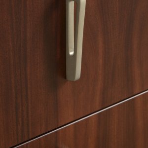 Royal pedestal with leather covered fronts