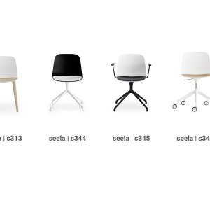 Lounge version of the Seela with low 5-spoke base