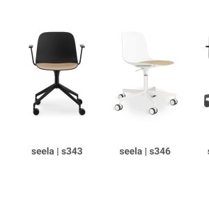 Fully upholstered Seela conference chair