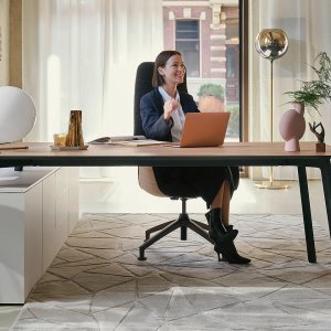 Modern executive desk se:vision by Sedus in a director's office