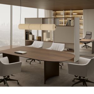 Siena composition with desk, sideboard and storage cabinet