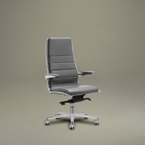 Sit it executive office chair by Sitland in black leather