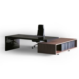 Asymmetrical by Tecno, design Piero Lissoni, in a corner office