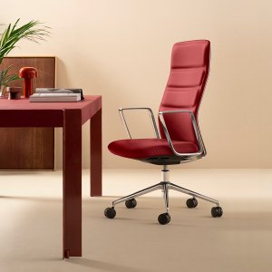 Rear face of the padded back, Quinti That’s it Executive chair