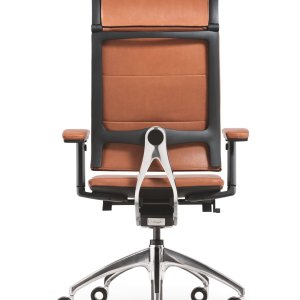 Membrane backrest of the Open Up office chair