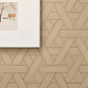 The five natural matt tones of the Weaving collection