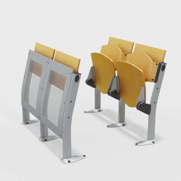 Ares Line auditorium seating installed in a modern concert hall