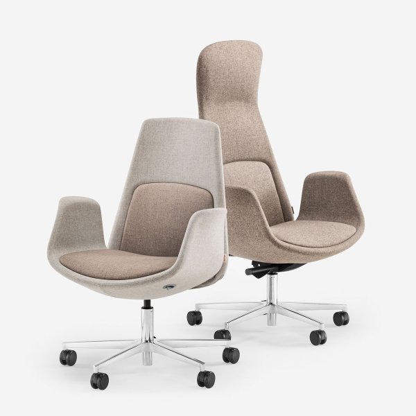 Tailored Milani office chairs in a modern UK workplace