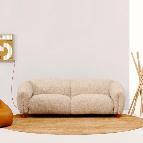 Zanotta design icons styled in a contemporary office lounge